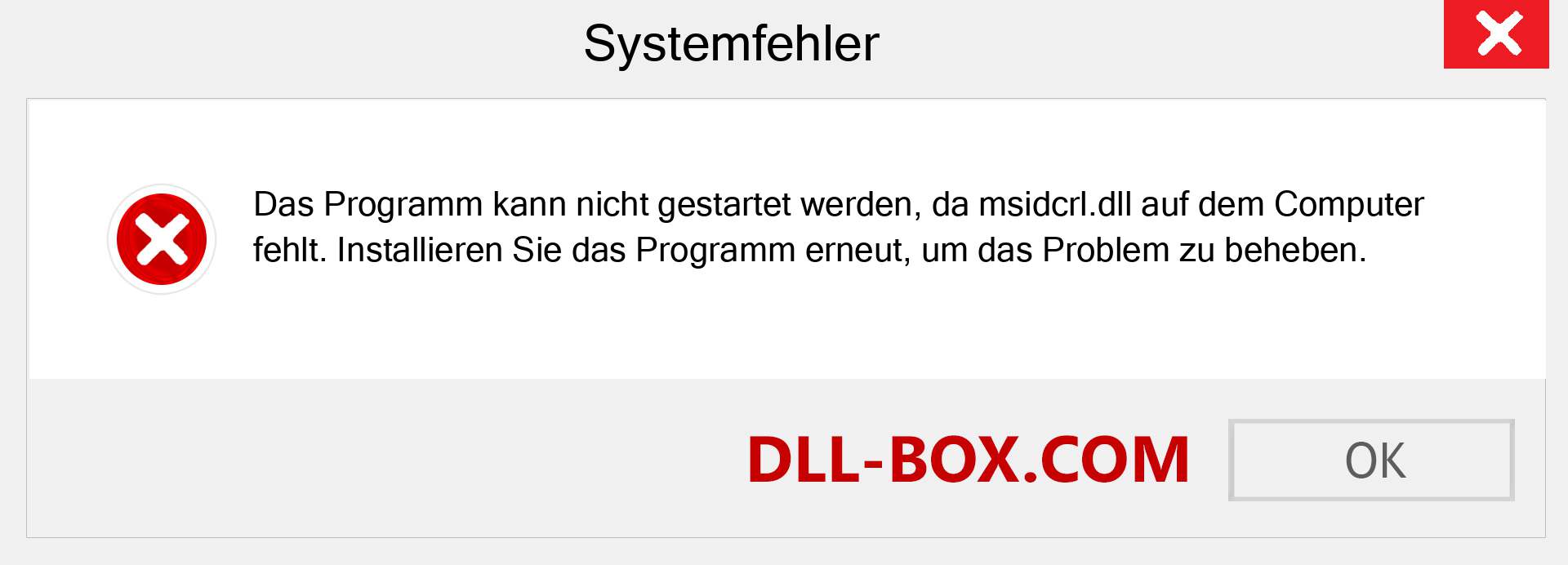 msidcrl.dll-Datei fehlt?. Download für Windows 7, 8, 10 - Fix msidcrl dll Missing Error unter Windows, Fotos, Bildern