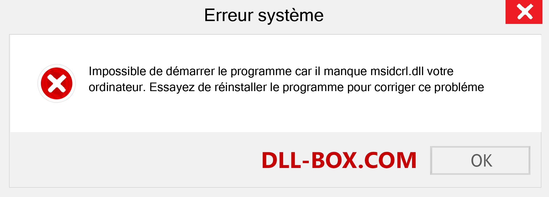 Le fichier msidcrl.dll est manquant ?. Télécharger pour Windows 7, 8, 10 - Correction de l'erreur manquante msidcrl dll sur Windows, photos, images